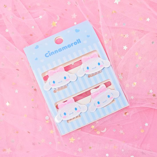 산리오  시나모롤 미니 헤어 집게 4P