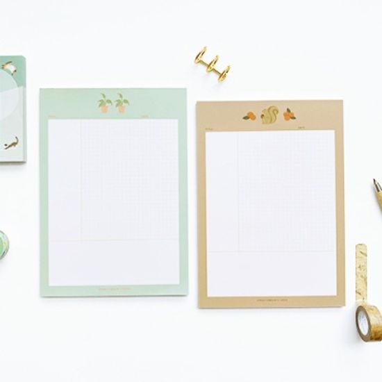 오첵 B5 NOTE PAD B5노트패드 세로형 4종