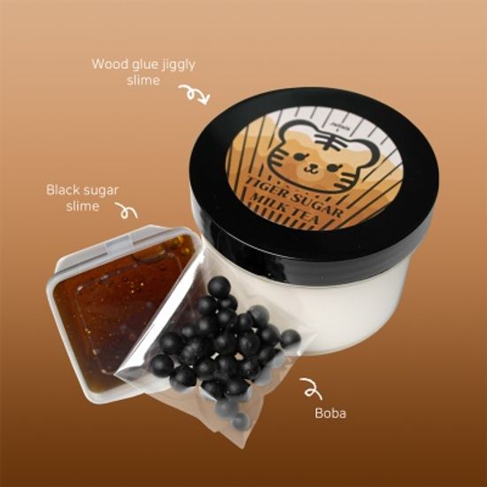 [젤시스] 타이거밀크티 슬라임 / 우드글루 지글리