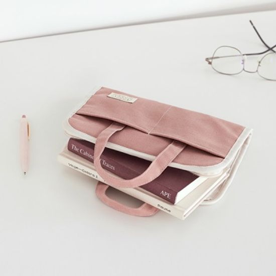 스티치 핸디 북 파우치 (4종)