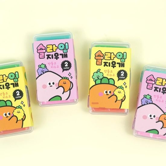 핑크풋 케이스슬라임지우개