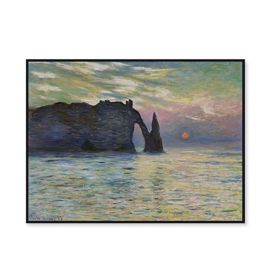 [더벨라] 모네 - 에트르타 절벽의 일몰 