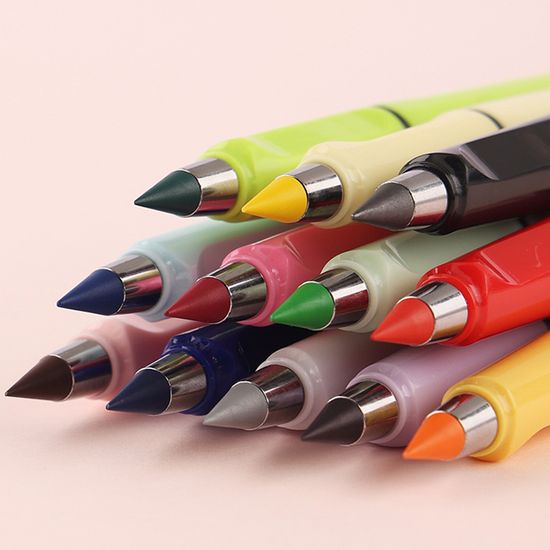 [한정판매] 깎지않는 무한 색연필 12색 세트 