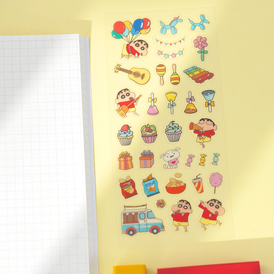 짱구는못말려 투명데코스티커