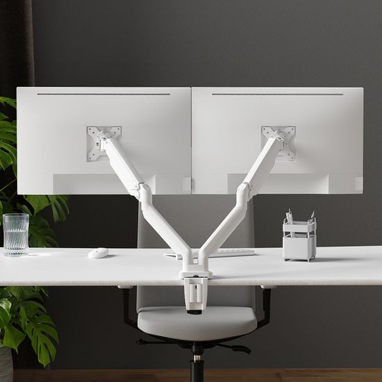 펠로우즈 PT 듀얼 모니터암 거치대 (80563) USB 3.0