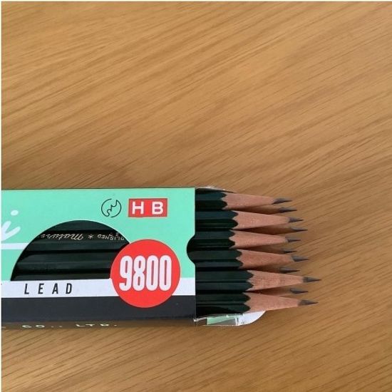 [MITSUBISHI uni]사무용 연필9800 HP(12자루)/K9800HB