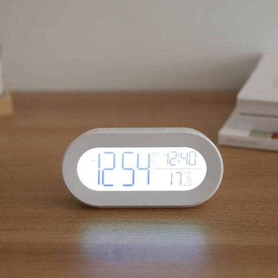 홈 인테리어 스누즈 백라이트 온도측정 알람시계 wish