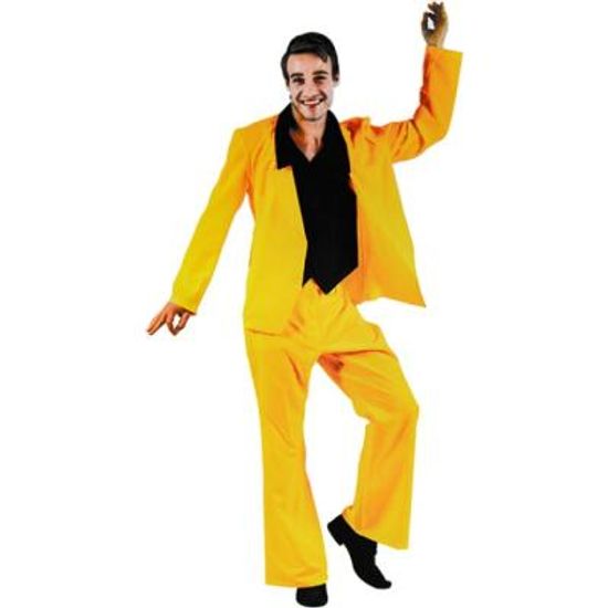 슈트 옐로우 할로윈 코스프레 공연 연극 의상 옷 복장
