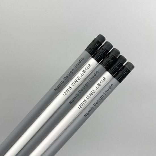 나미브원목연필5본입세트(Gray+White)