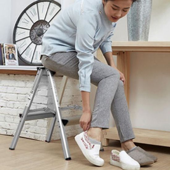 안전발판사다리 2단 접이식 작업발판 사다리