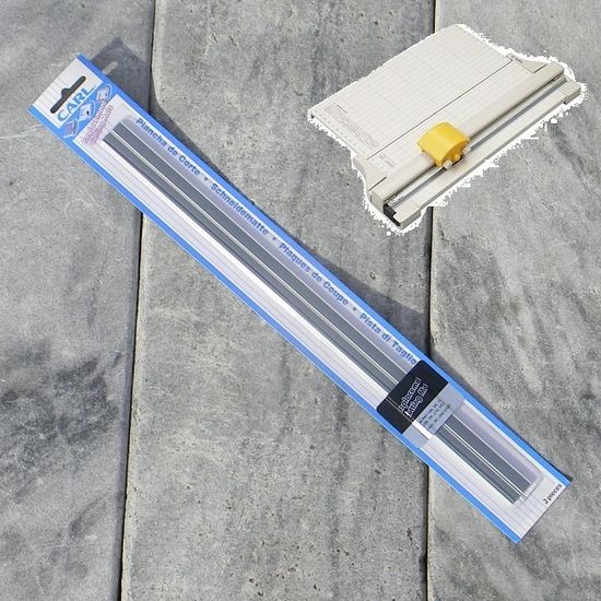 CARL A4 문서재단기 DC-2000용 매트/쫄대 210M-2개입