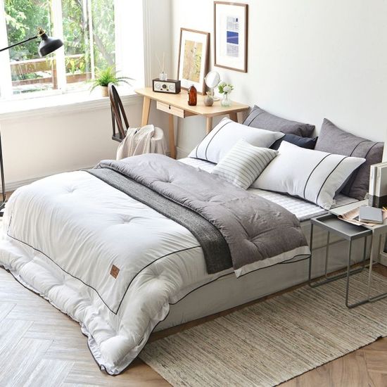 더크린 루나 마이크로모달 베개커버 화이트 단품[WCF4