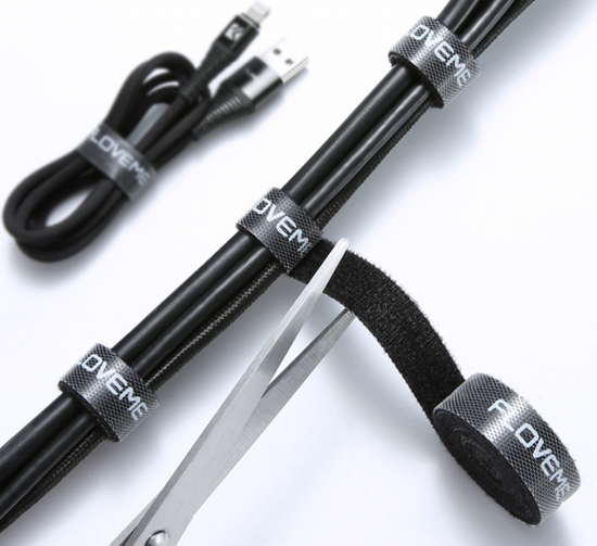 컴퓨터 케이블 전선 정리 벨크로 타이 찍찍이테이프 