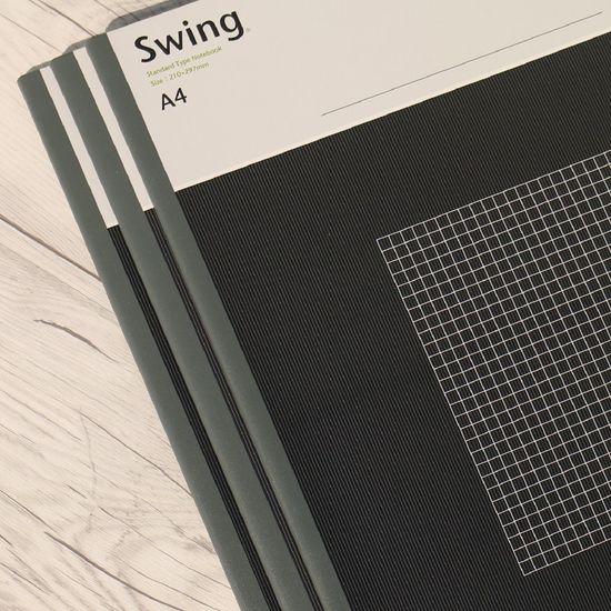 나카바야시 A4 40매 그리드 Swing 방안 3권/팩 d-6