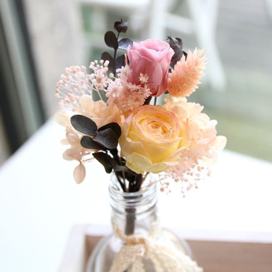 납골당(추모)꽃-옐로&핑크로즈