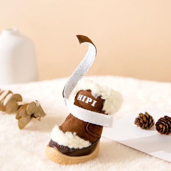 강아지 신발 애완동물 털부츠 방한 산책신발