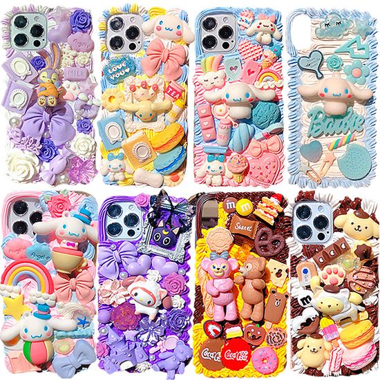 갤럭시 S22 S21 S20 귀여운 캐릭터 레진 데코덴케이스