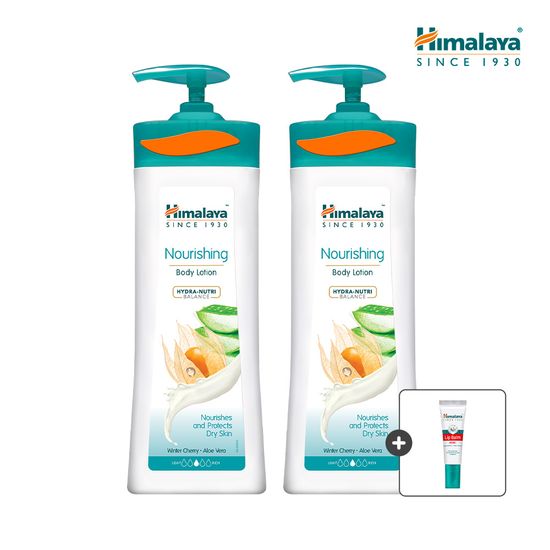[1+1] 히말라야 너리싱 바디로션 400ml+미니 립밤