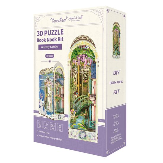 핸즈크라프트 DIY 미니어처 북엔드 북눅 지베르니가든