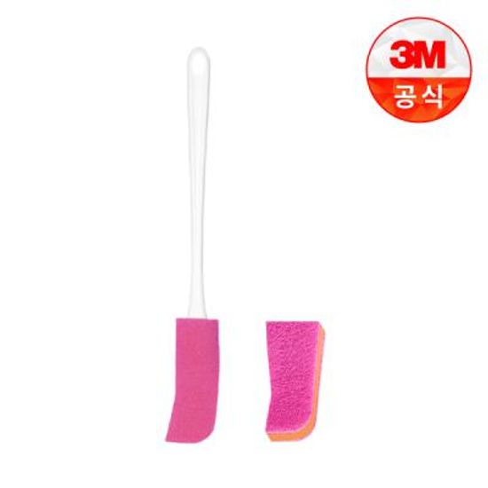 [3M]플라스틱병용 보틀 수세미(핸들 1입+리필 2입)