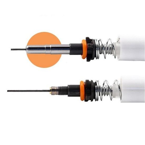 제브라 심이 부러지지 않는 샤프펜슬-델가드 0.5mm