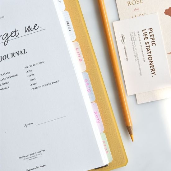 스프링인덱스북-프리스타일 (자유롭게 쓰는 플래너)