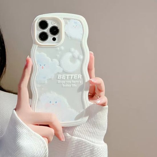 갤럭시S23 S22 S21 S20 구름 물결 투명 실리콘 케이스