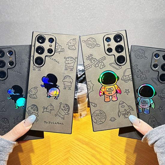 갤럭시 s22 s23 울트라 캐릭터 홀로그램 야광 케이스