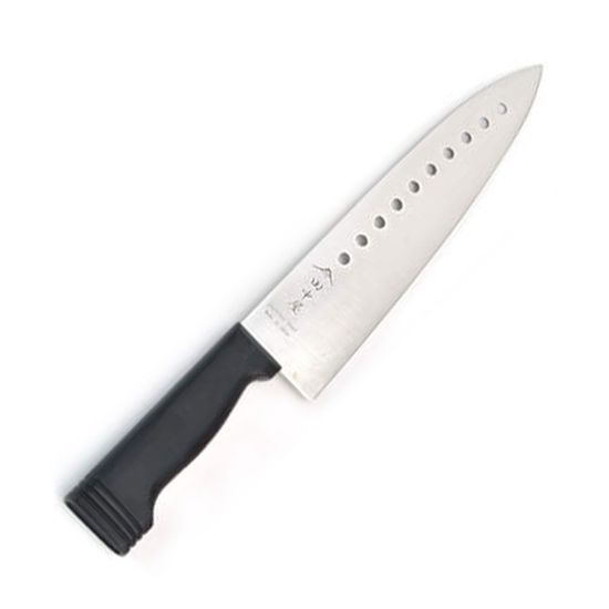 일본 타공 식도 주방칼 33.8cm 25호 검정(WAC8EBF)