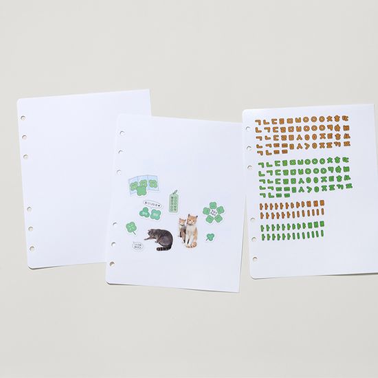 비온뒤 데코포켓 A6 바인더 이형지 리필