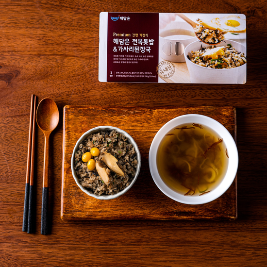 해담은 전복톳밥 & 가사리된장국 500g 1인분