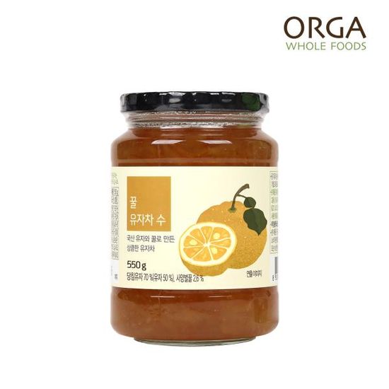 [올가] ORGA 꿀 유자차 수(550g)