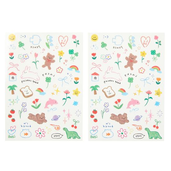 아트박스 리본베어 타투스티커