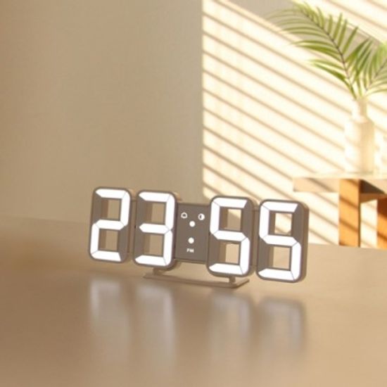 [무아스] 무소음 LED시계 퓨어 미니 탁상/벽시계