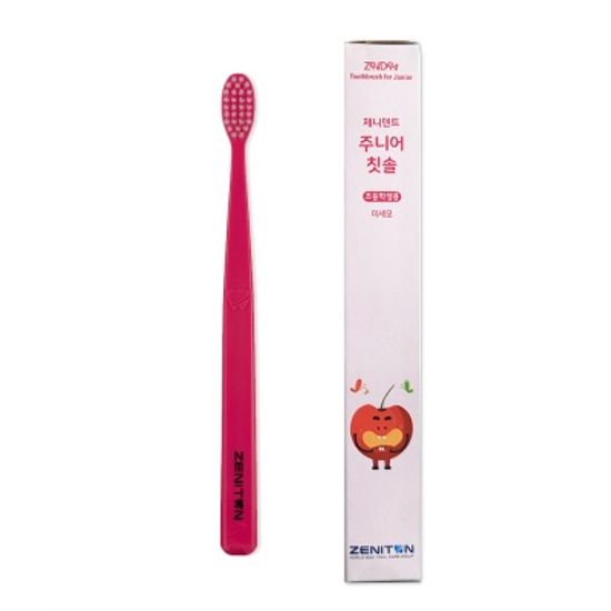 제니튼 제니덴트 주니어 초등학생 칫솔 4개