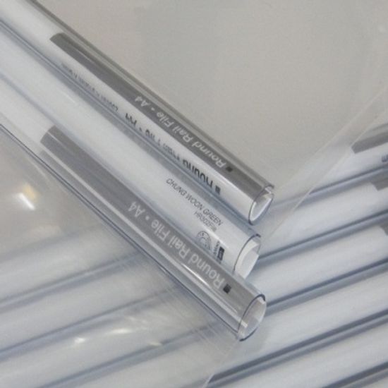 청운 대용량 투명 둥근 쫄대화일 C165 1팩(10개입) 