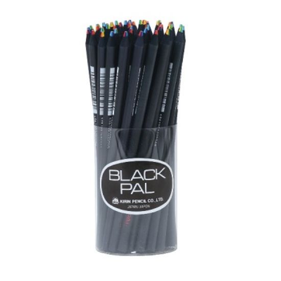 일본 카멜  Rainbow 색연필 BLACK-PAL 1통(50자루)