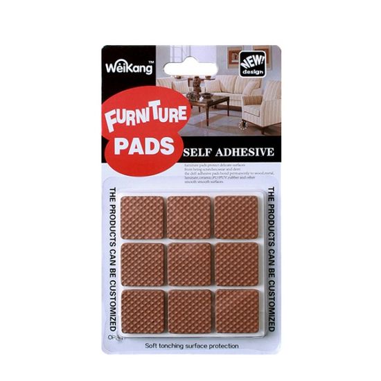 사각2.5cm 긁힘방지 바닥보호패드18p세트/미끄럼방지