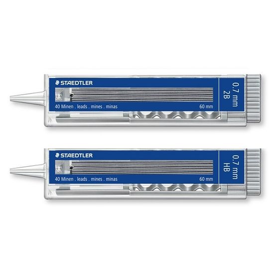 스테들러 0.7mm 샤프심 Mars micro carbon 255 1통