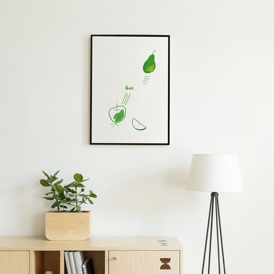 초록과일 (Art Print) / 일러스트 액자