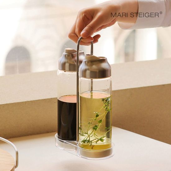 기울이면 자동오픈 스테인리스 프로피 오일병 430ml