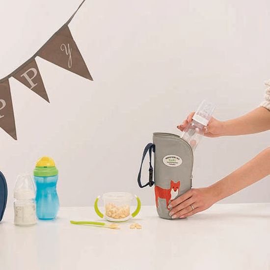 마마앤코 동물자수 보냉 물병파우치 물통주머니