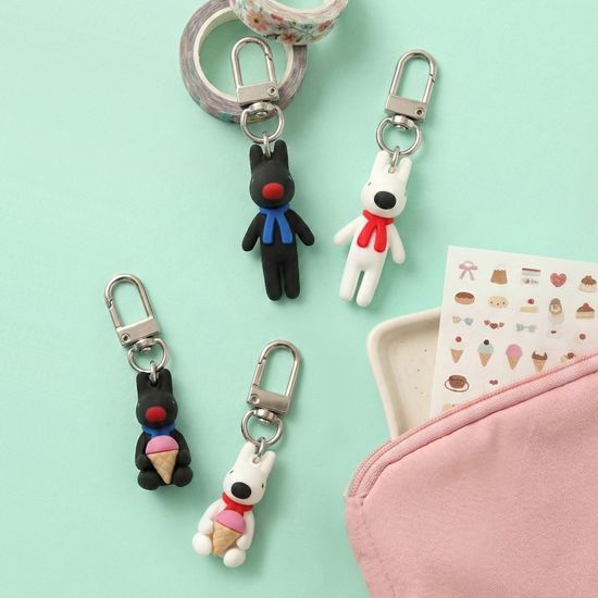 가스파드와 리사 커플 키링 (옵션 2종)