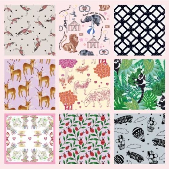 더펀즈 일러스트 아트페이퍼 9p