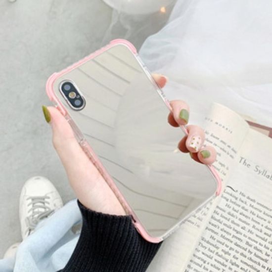 아이폰 메이크업 미러 실리콘 범퍼 TPU 휴대폰 케이스