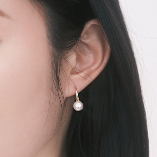 코우코우 92.5 실버 진주 이어링 귀걸이