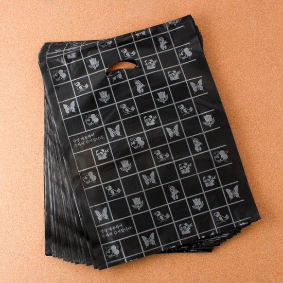 100p 양장비닐봉투(블랙)(30)/쇼핑몰판매용