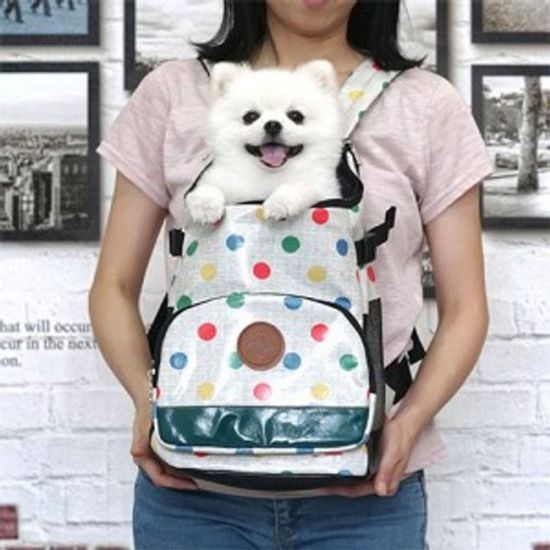 강아지 앞가방 고양이 슬링백 백팩 산책 외출 미디움[