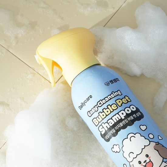펫생각 데일리케얼 이지클렌징 강아지 버블 펫 샴푸