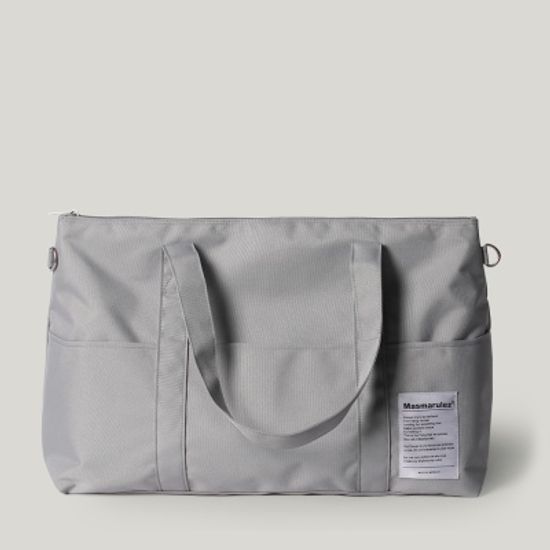 [컬러스트랩세트] Big travel bag _ Gray